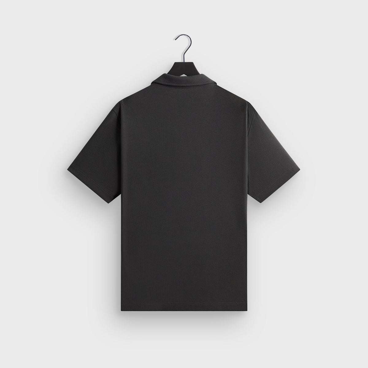 Kith Micro Waffle Drew Polo - Carbon