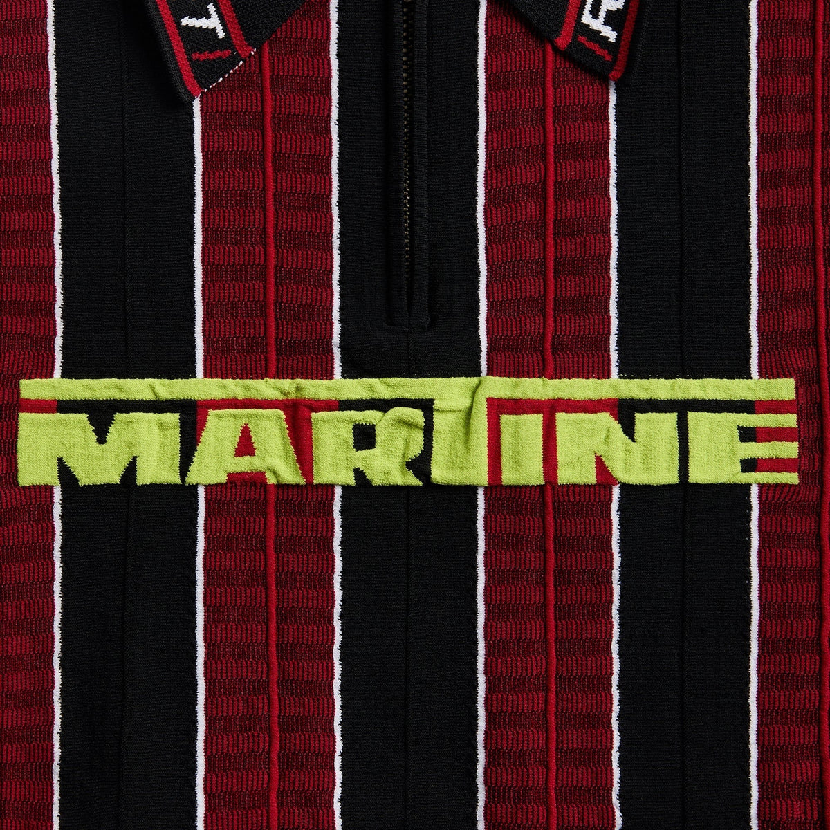 Martine Rose Logo Polo - Red / Black