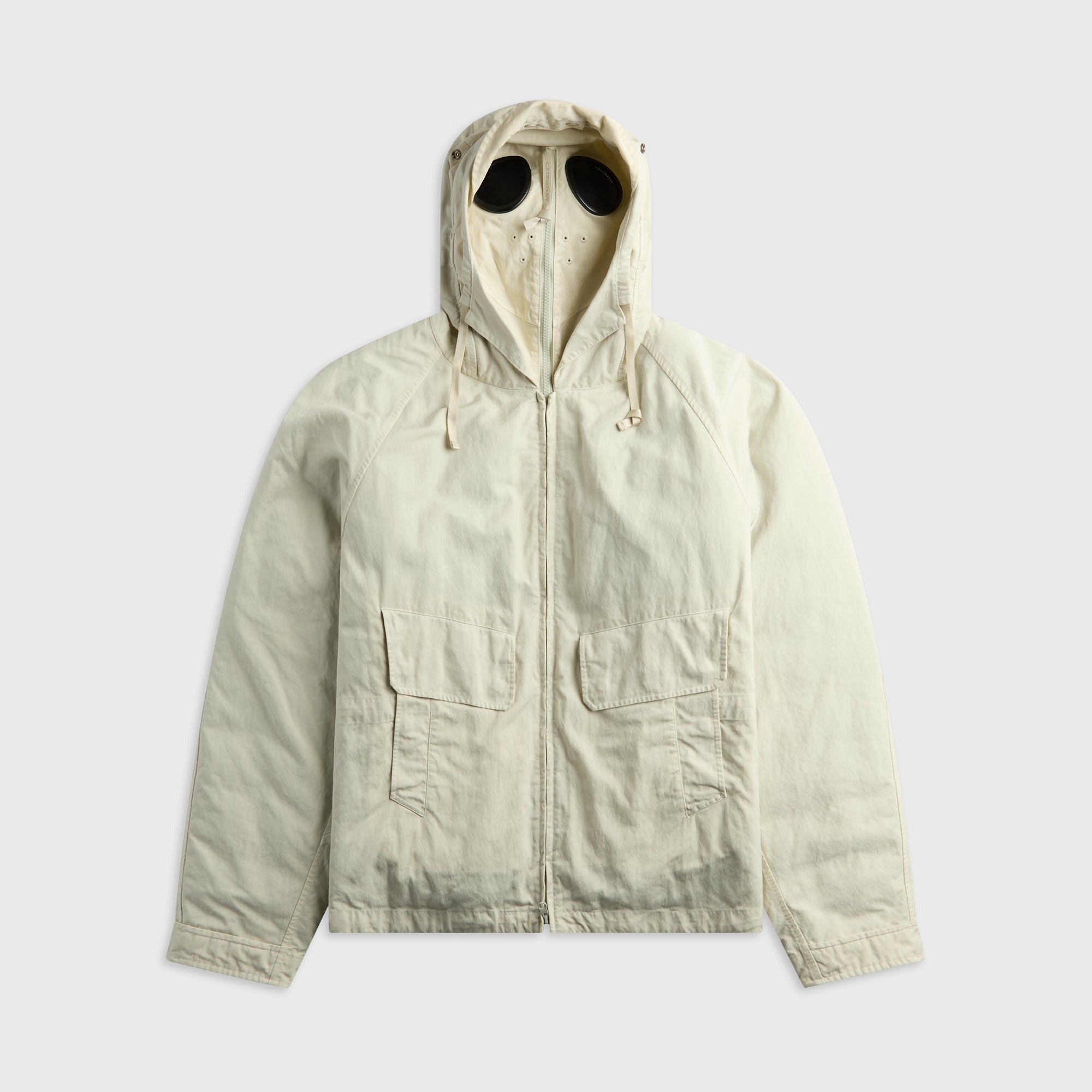 C.P. Company Twill Mixed Explorer Jacket - Silver / Birch