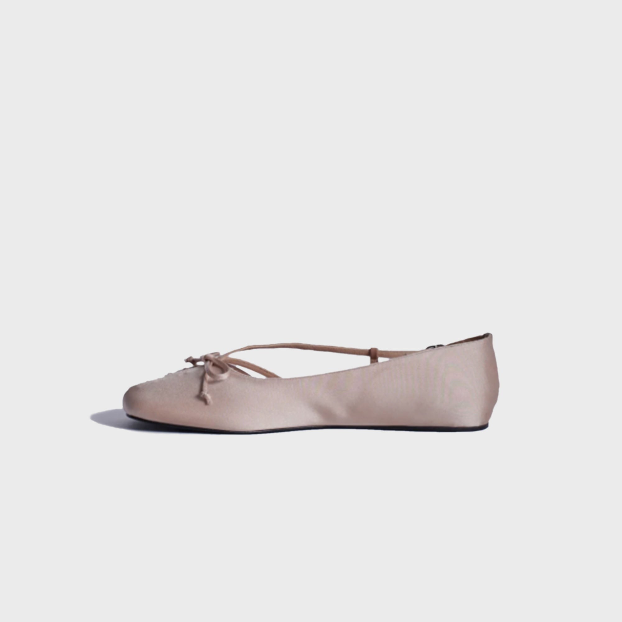 ABRA Double Shoe Flats - Beige