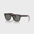 Saint Laurent Sl875-004 Rectangle Sunglasses - Brown / Grey