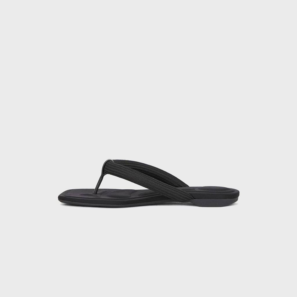 Alexander Wang Jenna Tubular Strap Thong Sandal - Black