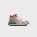 Jordan TD Jordan 3 Retro - Chalk / True Blue / Kinetic Green / Track Red
