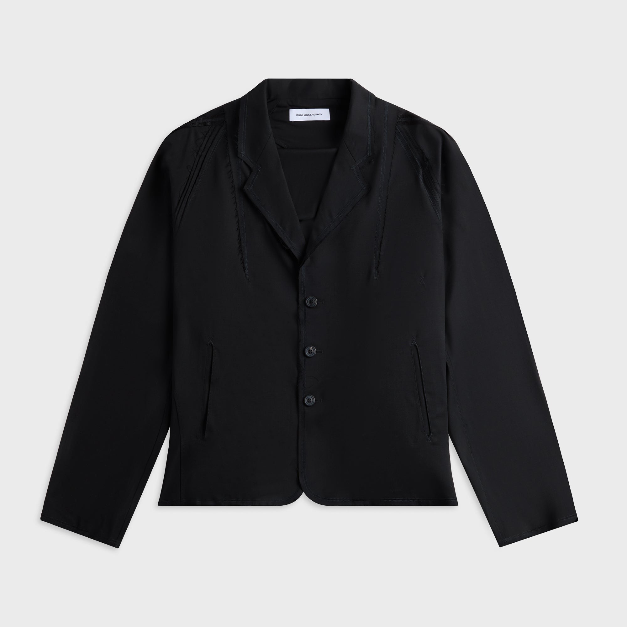 Kiko Kostadinov Vig K-Dart Blazer - Crow Black / Black