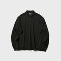 ATON Suvin Double Jersey Polo Shirt - Black