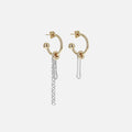 Justine Clenquet Mara Earrings - Gold / Palladium