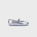 Melissa Kids Soft Ballerina Flat - Silver