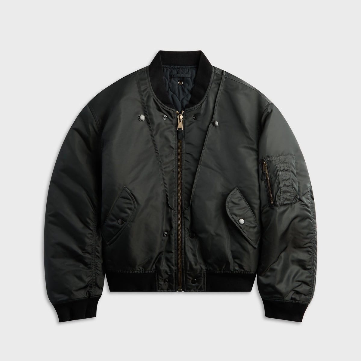 Maison Margiela Reversible Bomber Jacket - Dark Grey