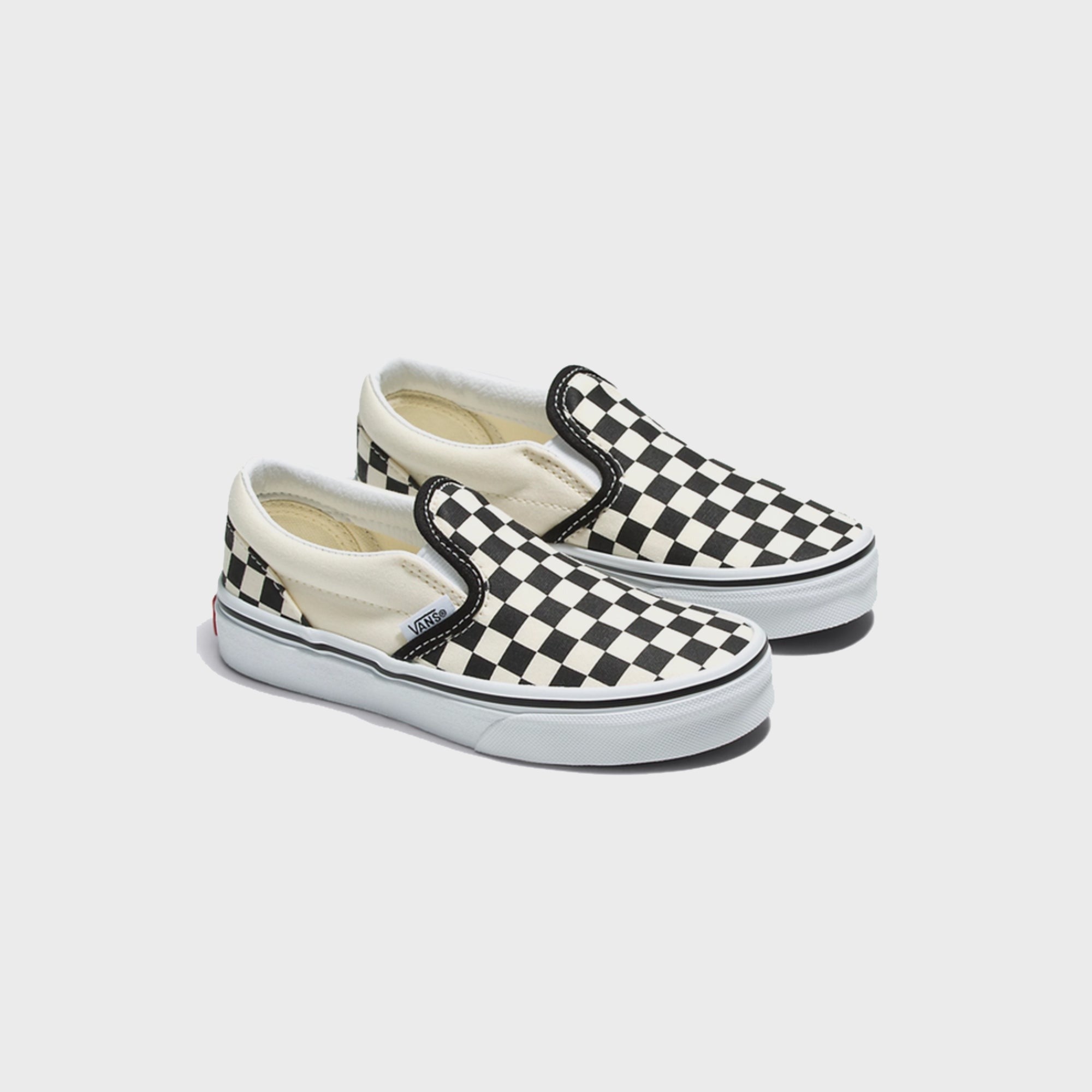 VANS Kids Classic Slip-On - Checkerboard / Black / White