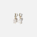 Faris Seep Barogque Drop Earrings - Gold