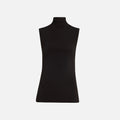 Norma Kamali Turtleneck Top - Black