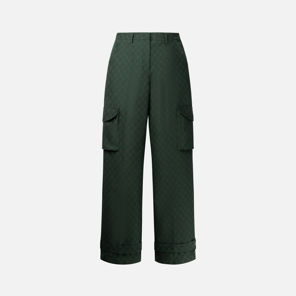 Daily Paper Imani Monogram Pants - Pine Green