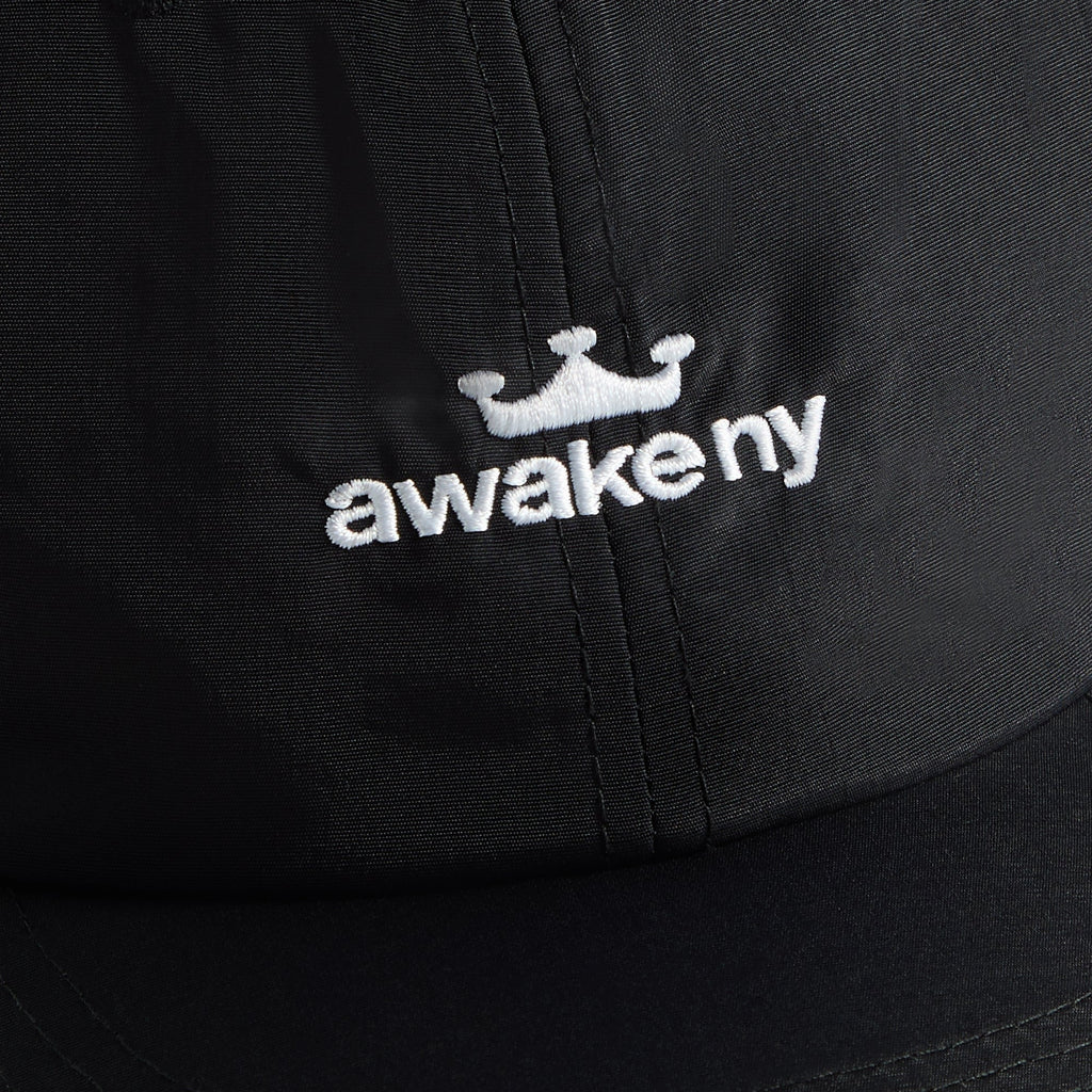 Awake NY Logo Nylon Cap - Black