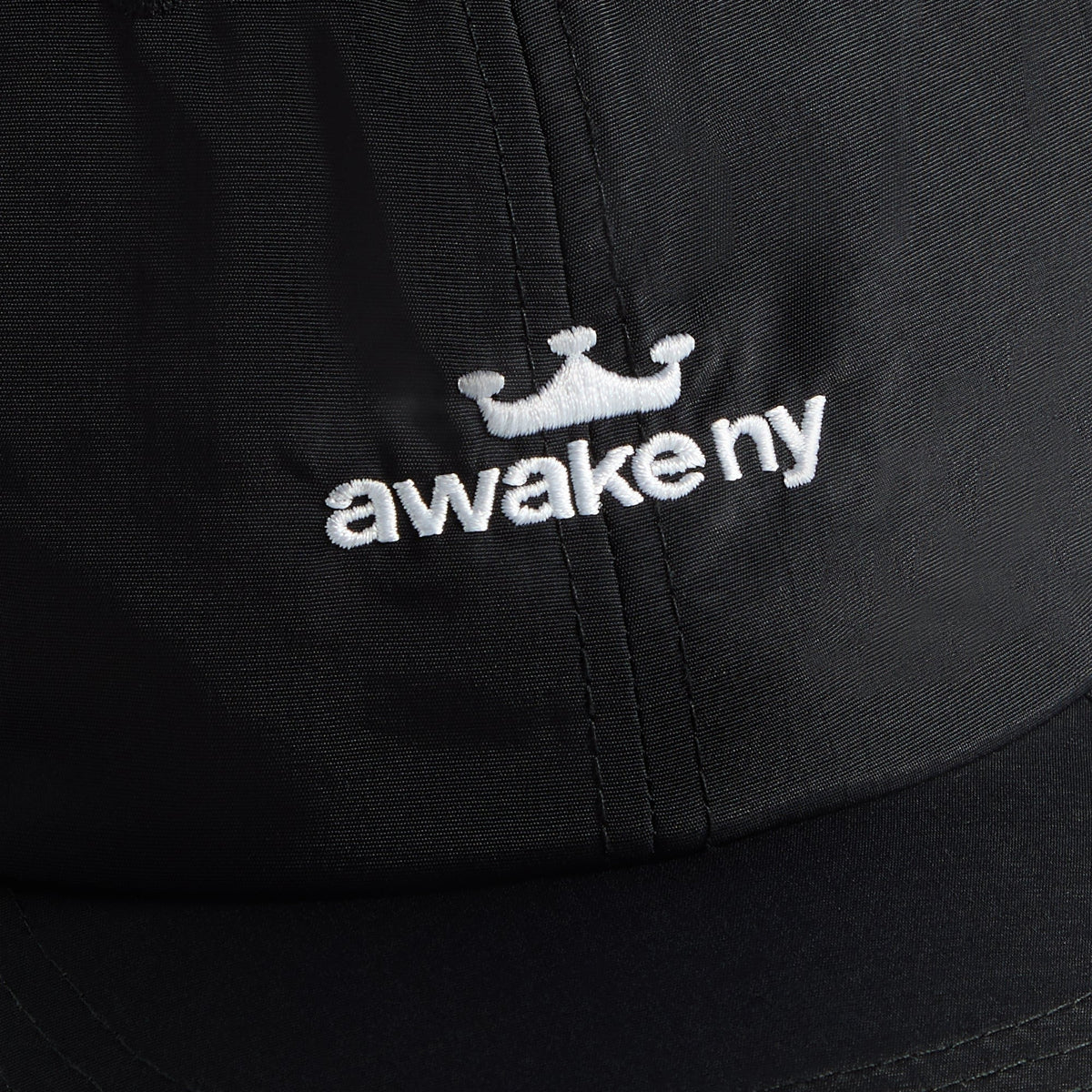 Awake NY Logo Nylon Cap - Black