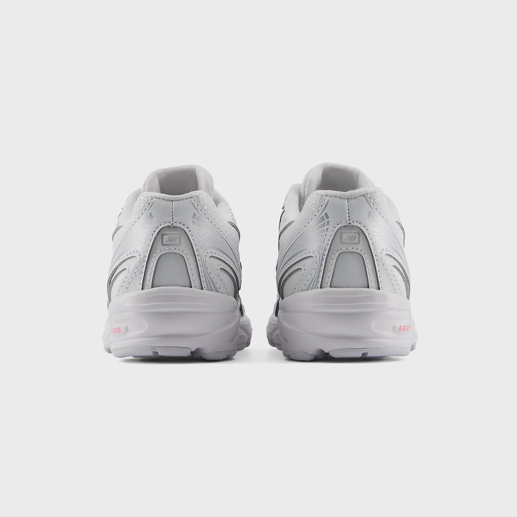 New Balance PS 740 Bungee Lace - Silver Metallic / Signal Pink