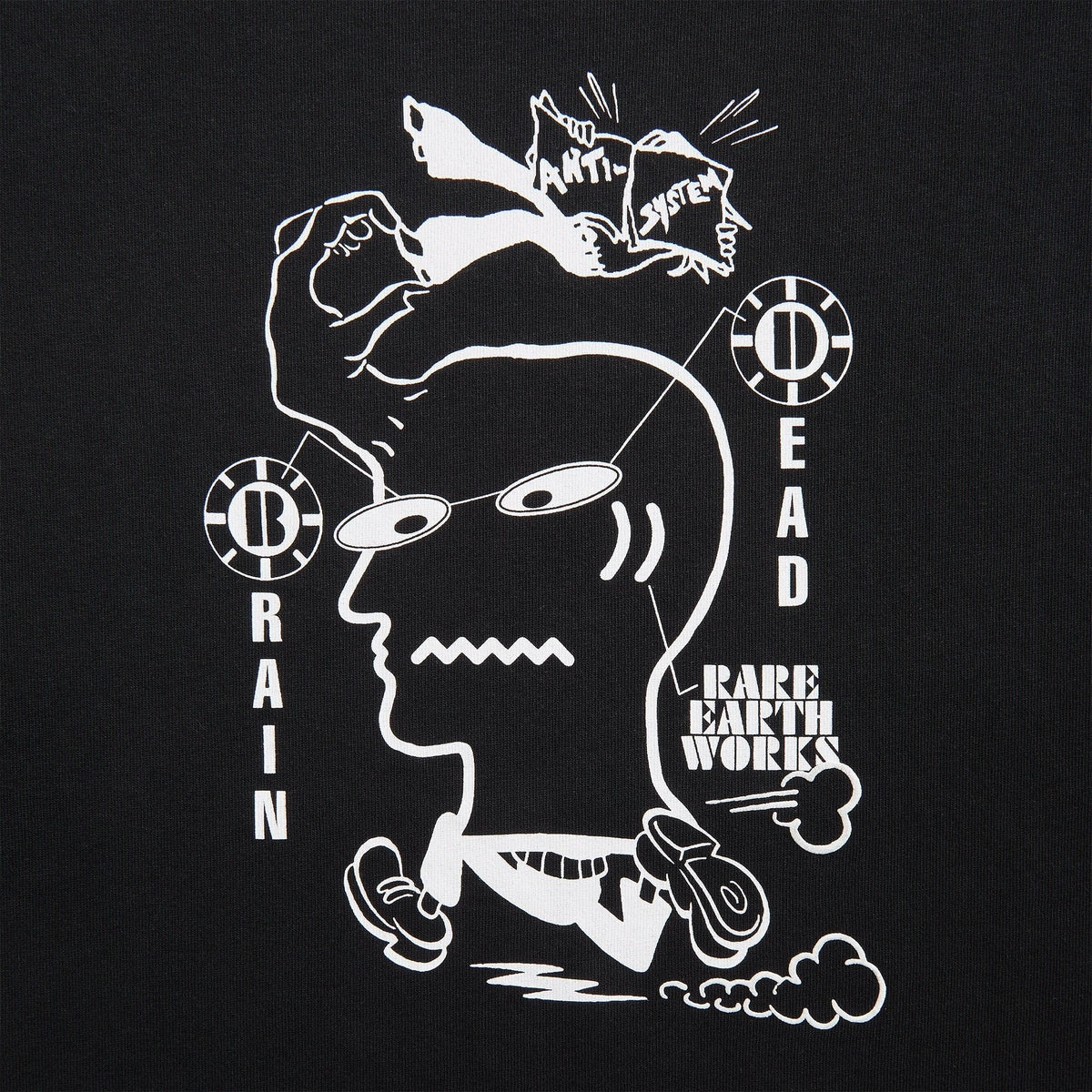 Brain Dead Earth Works Tee - Black