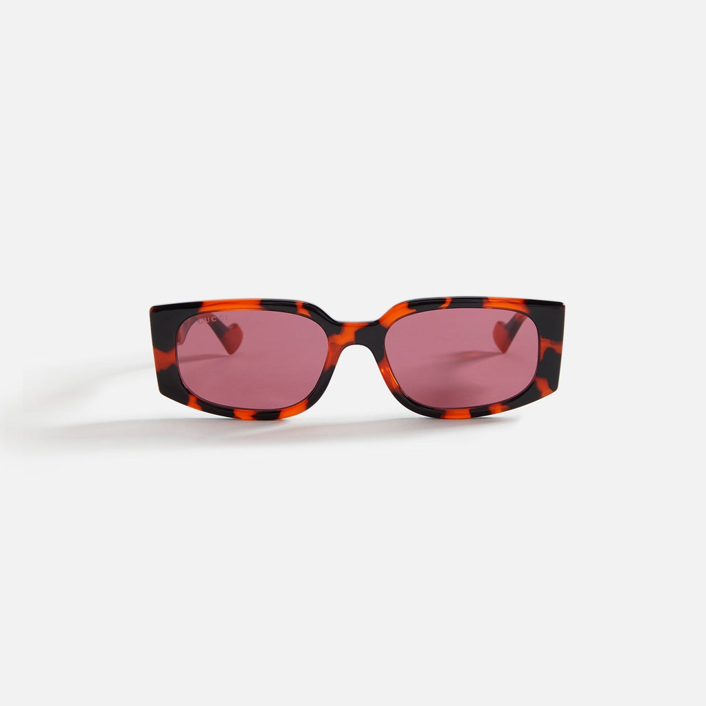 Gucci Acetate Oval 55 Frame - Brown