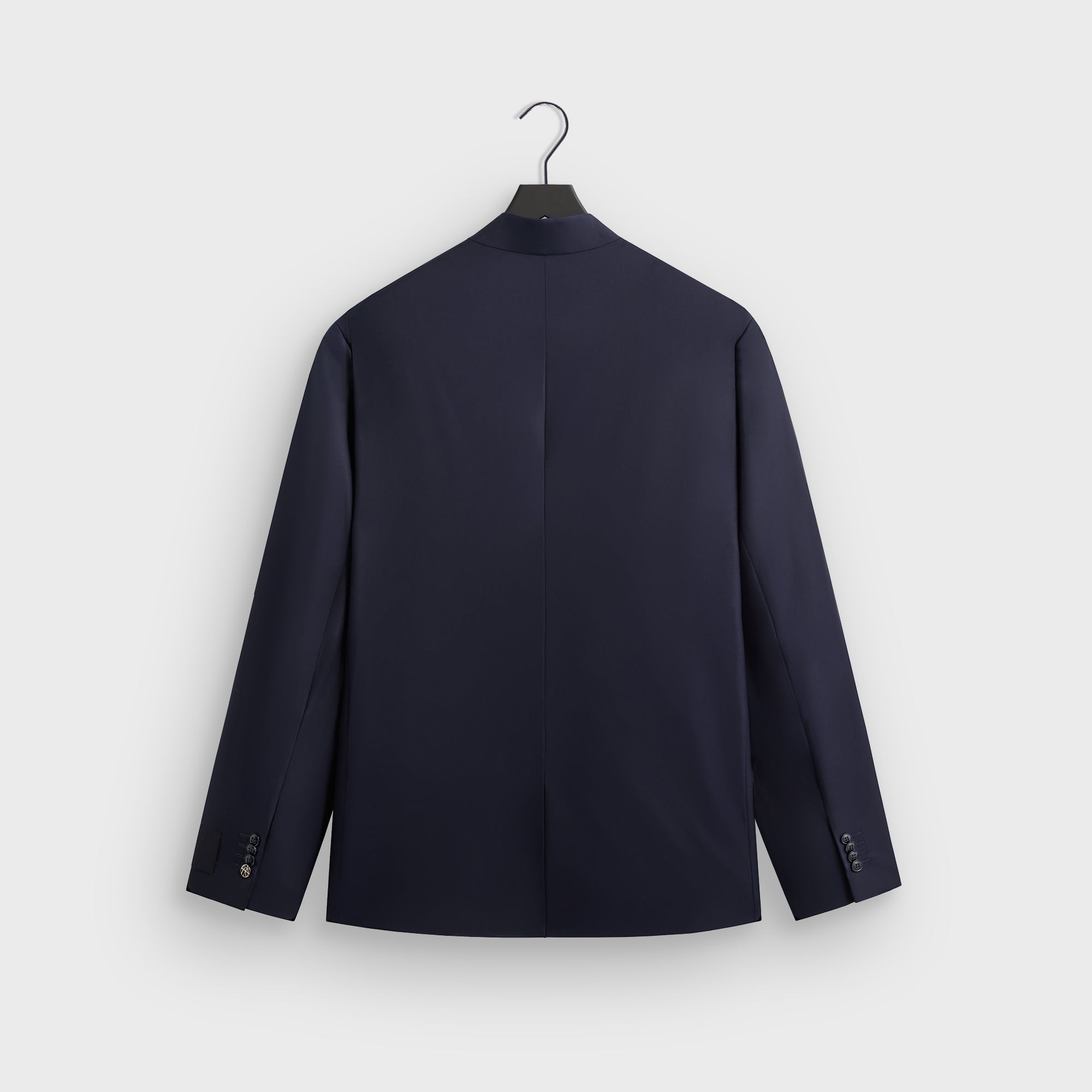 Giorgio Armani &Kin Cropped Collarless Jacket - Blue / Navy