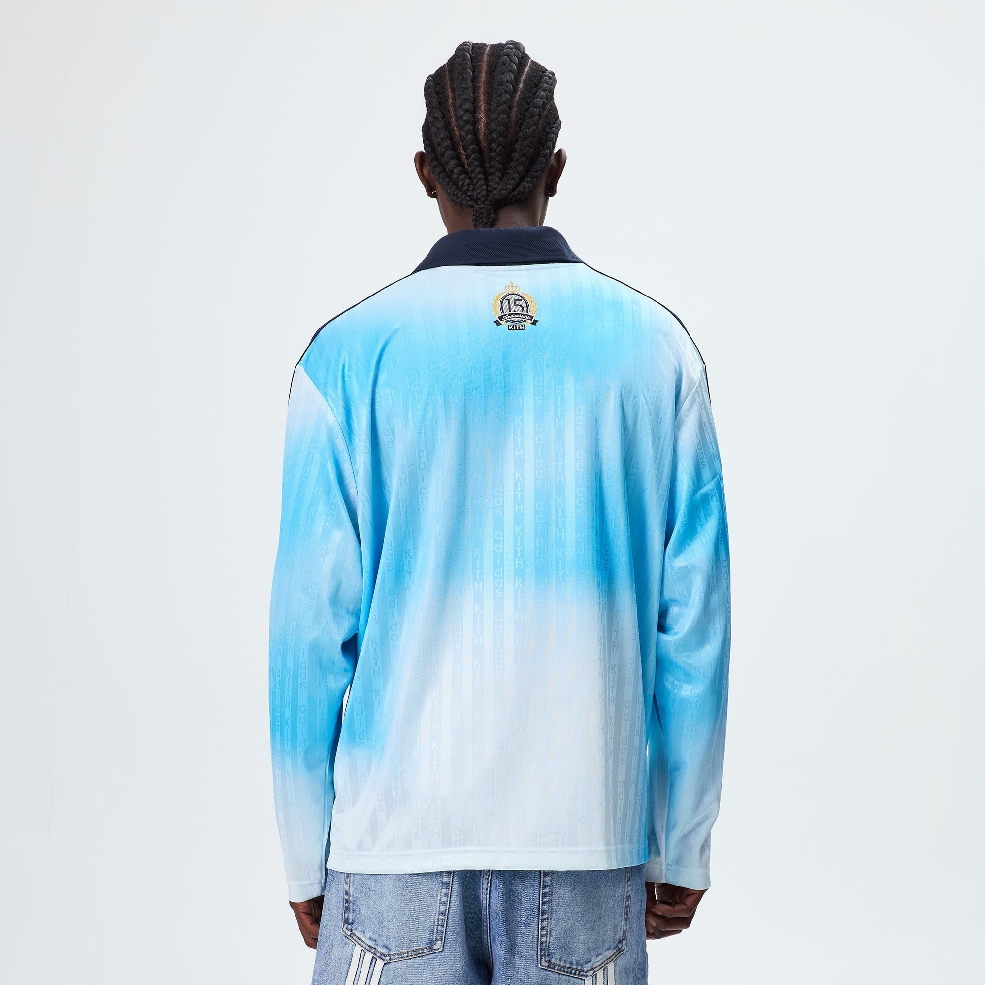 Kith & Messi for adidas Football Blue Goalkeeper Long Sleeve Tee - Blue
