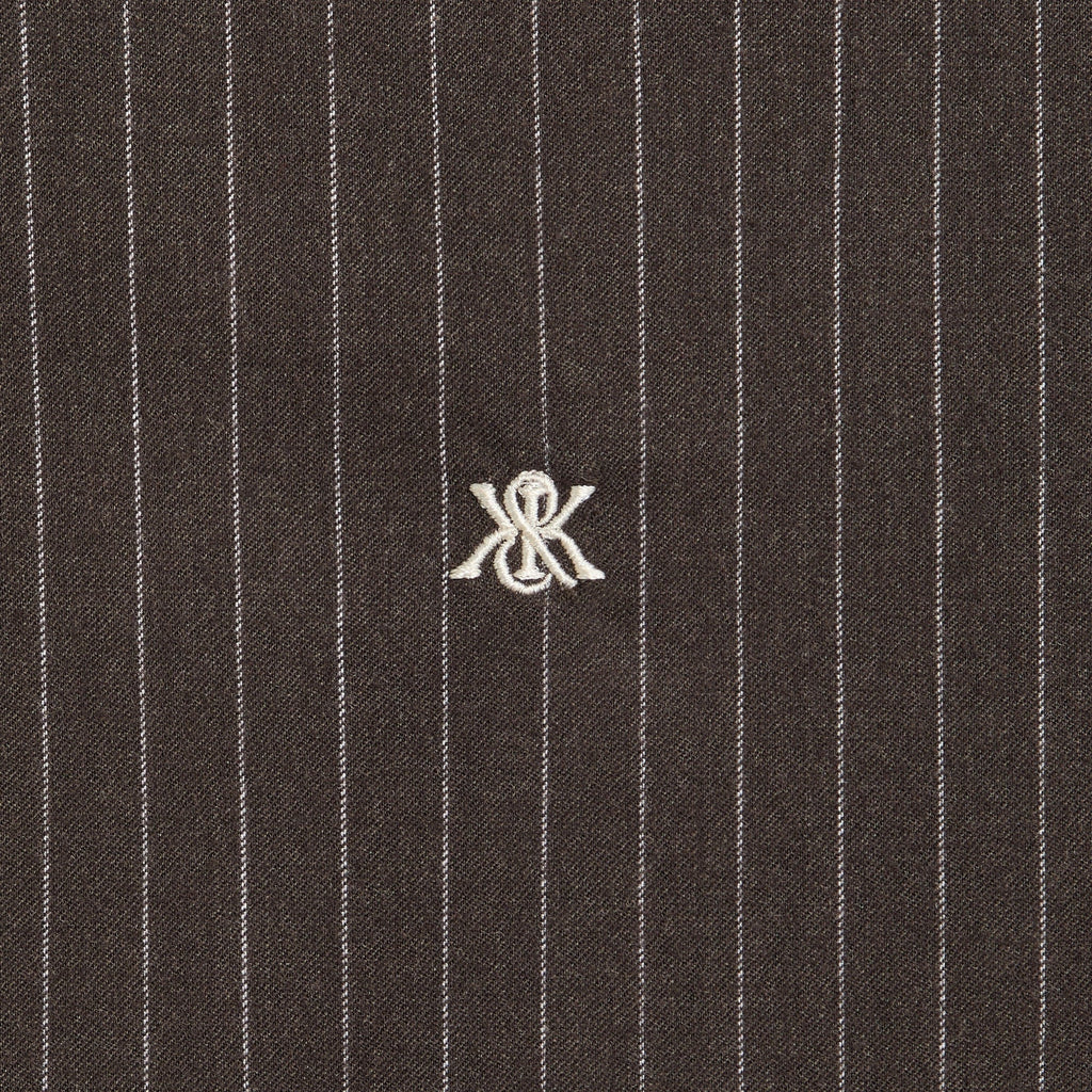 Kith Pinstripe Flannel Tamlin Buttondown Shirt - Clever