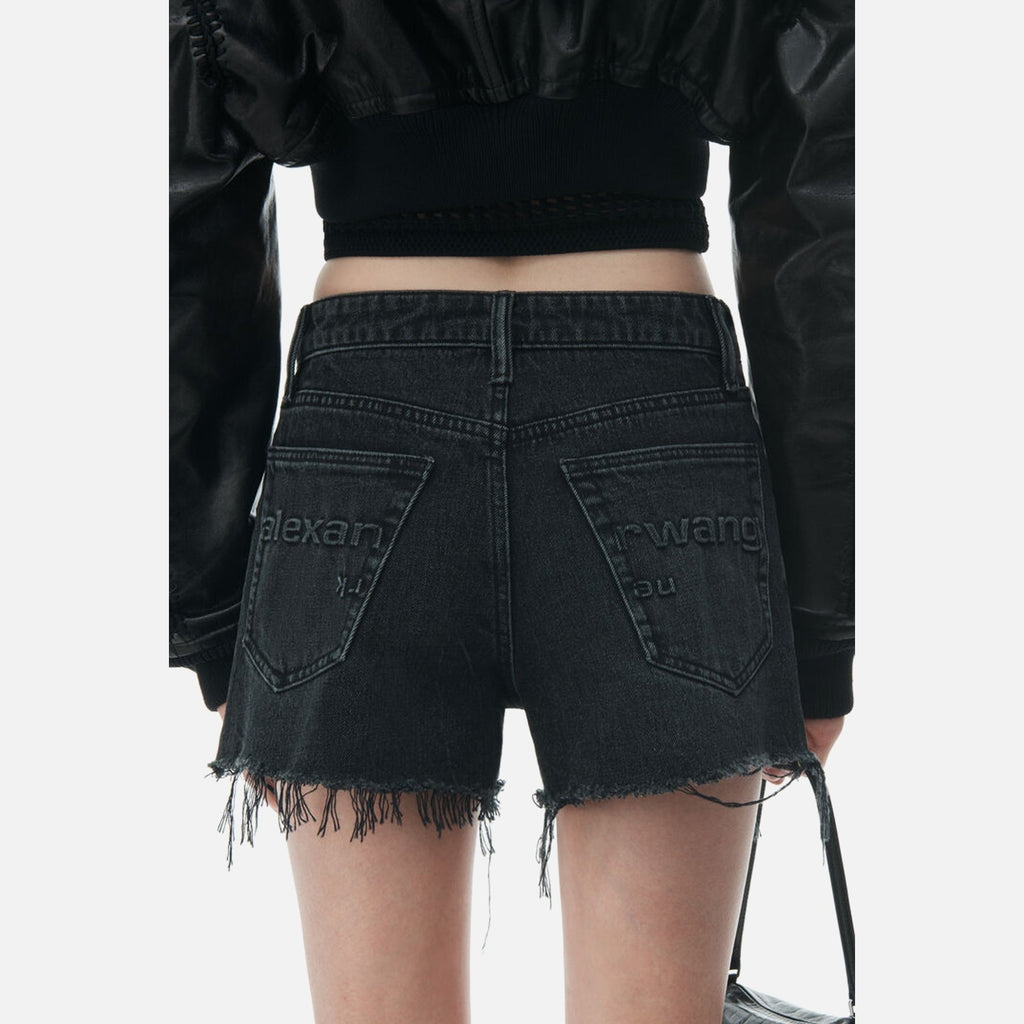 Alexander Wang Bite Short - Aged Black