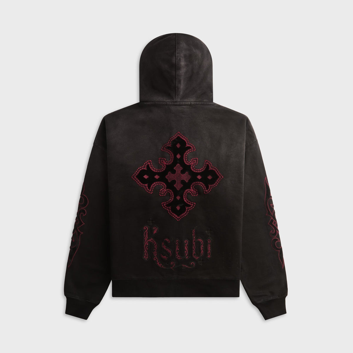 Ksubi Paise Ekcess Hoodie - Black Fade