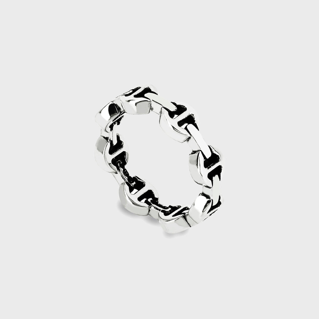 Hoorsenbuhs Dame Tri-Link Ring - Silver