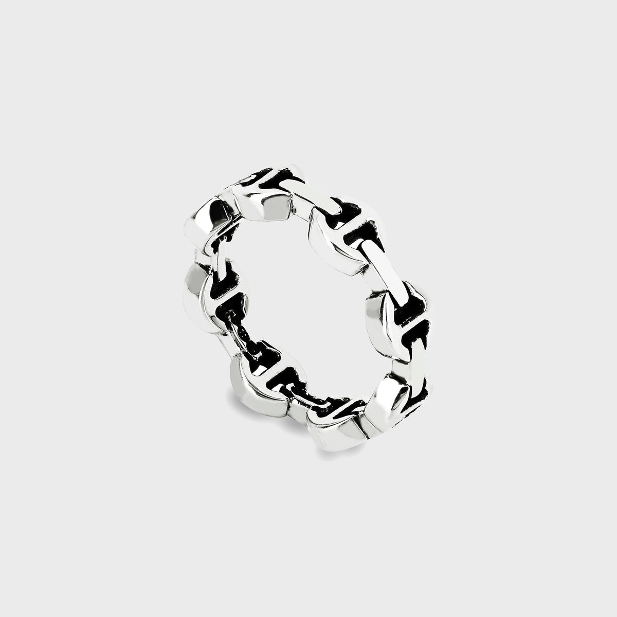 Hoorsenbuhs Dame Tri-Link Ring - Silver