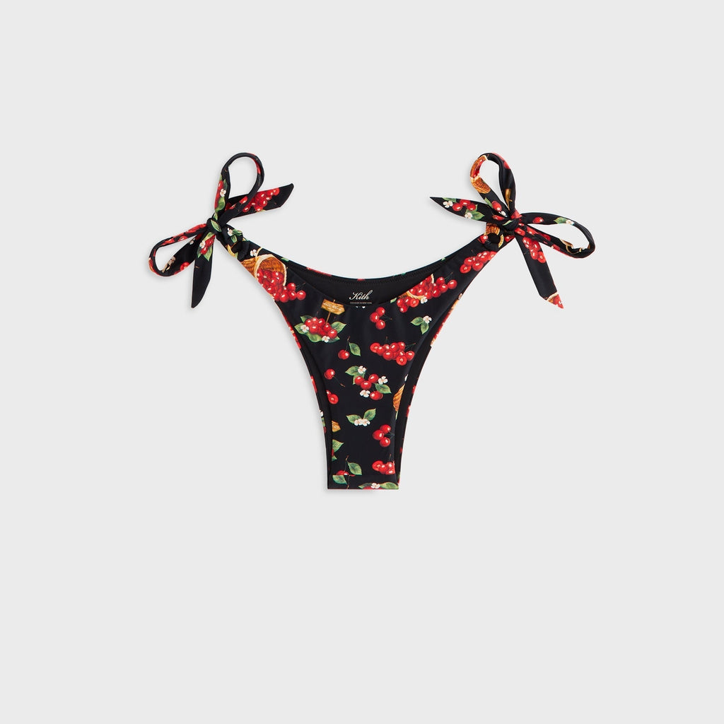 Kith Women Iris Cherry Tie Bottom - Black