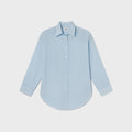 Agolde Sona Shirt - Fontana Stripe / Powder Blue