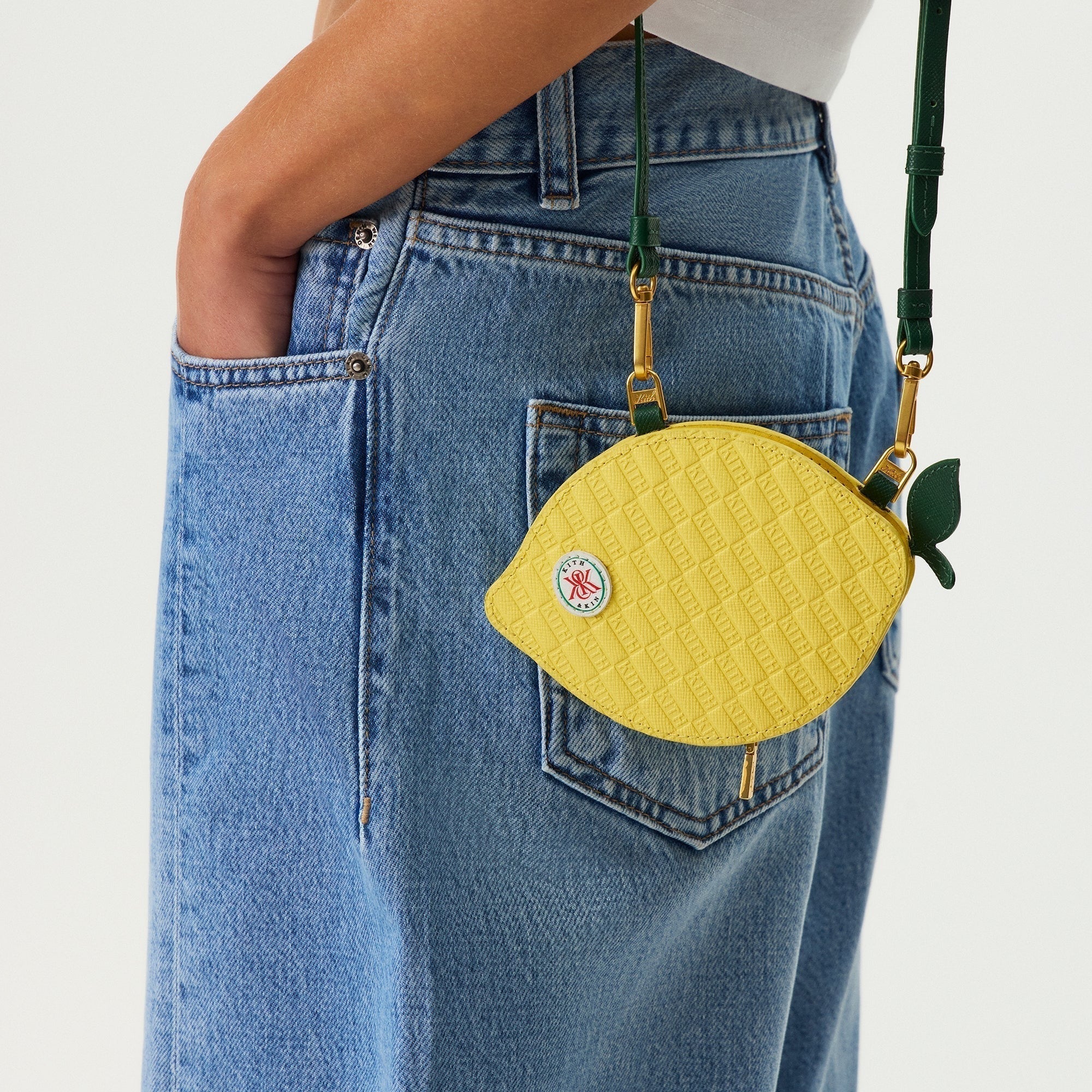 Kith Women Leather Lemon Pouch - Spritz