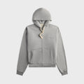 Maison Margiela Zipped Hooded Sweatshirt - Grey Melange