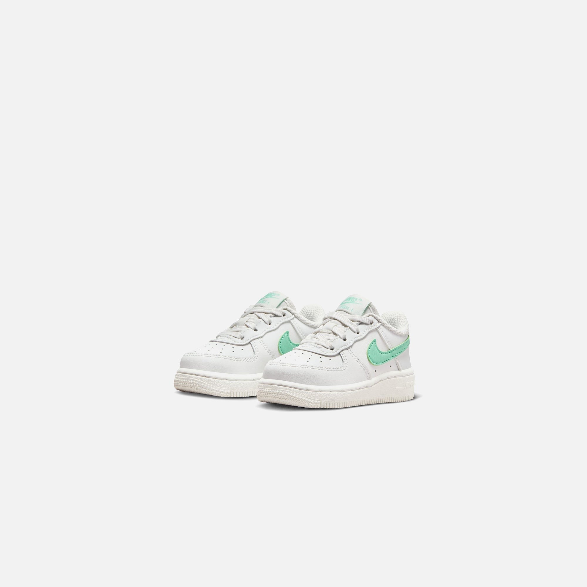Nike TD Air Force 1 Low - Summit White / Emerald Rise