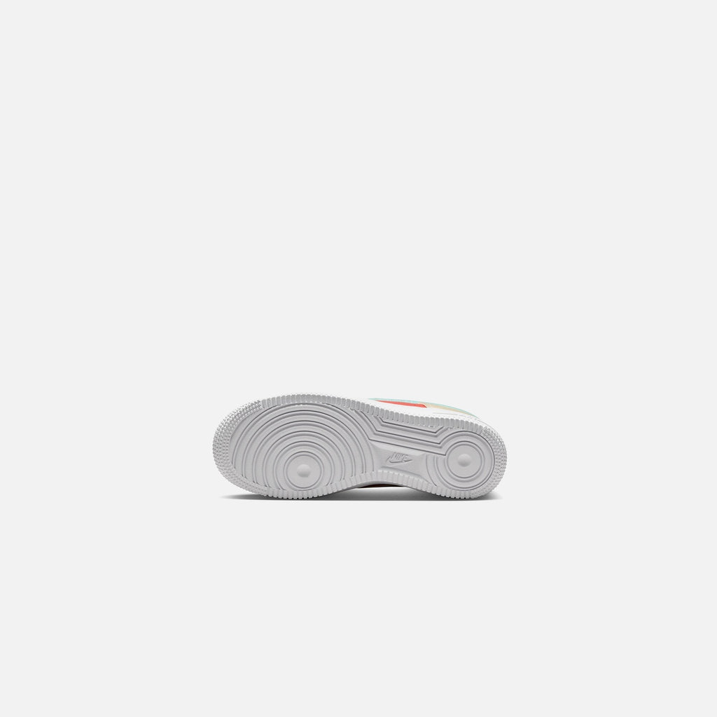 Nike Grade School Air Force 1 Lv8 2 - Sanddrift / Emerald Rise / Track Red