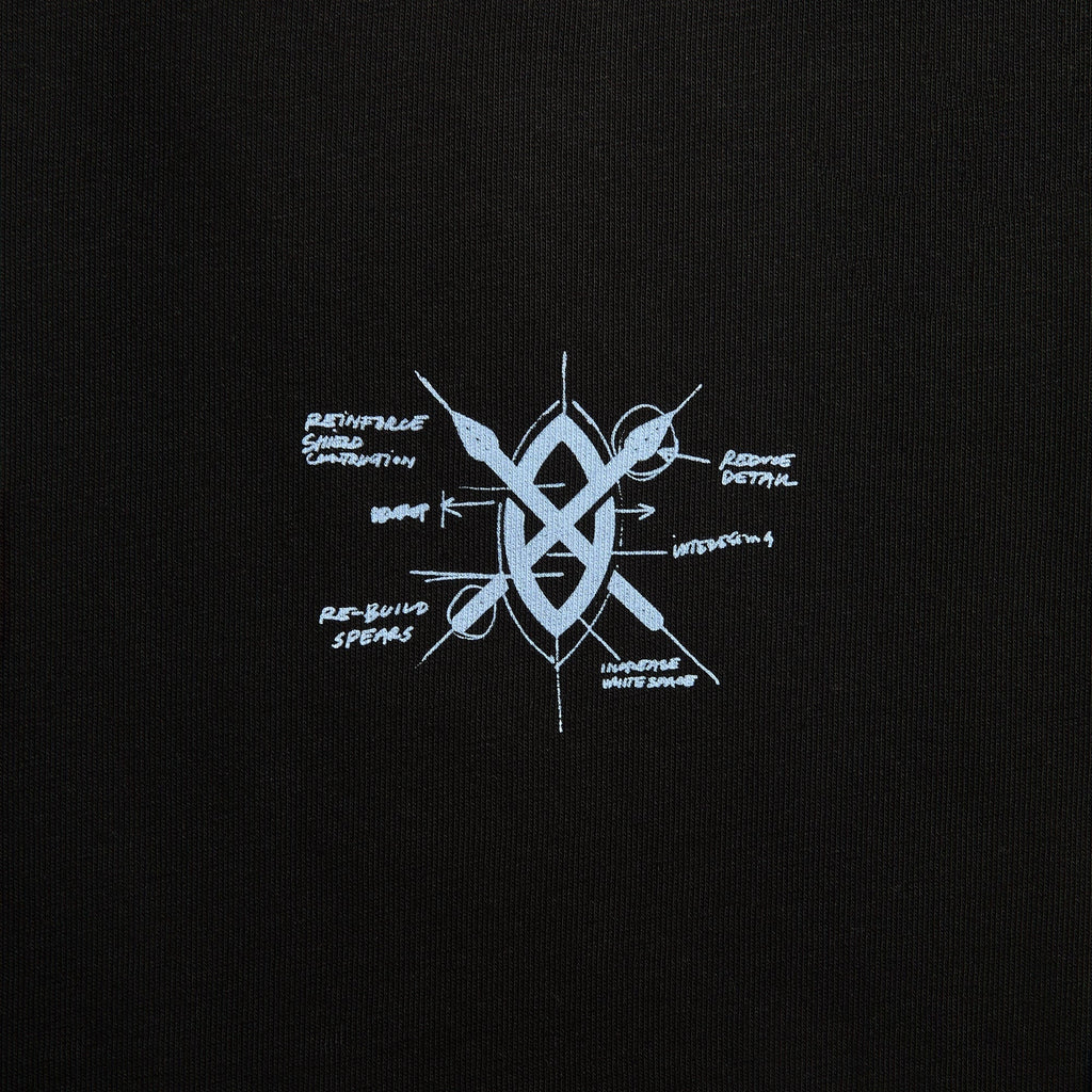 Daily Paper Shield Evolution Short Sleeve Tee - Black