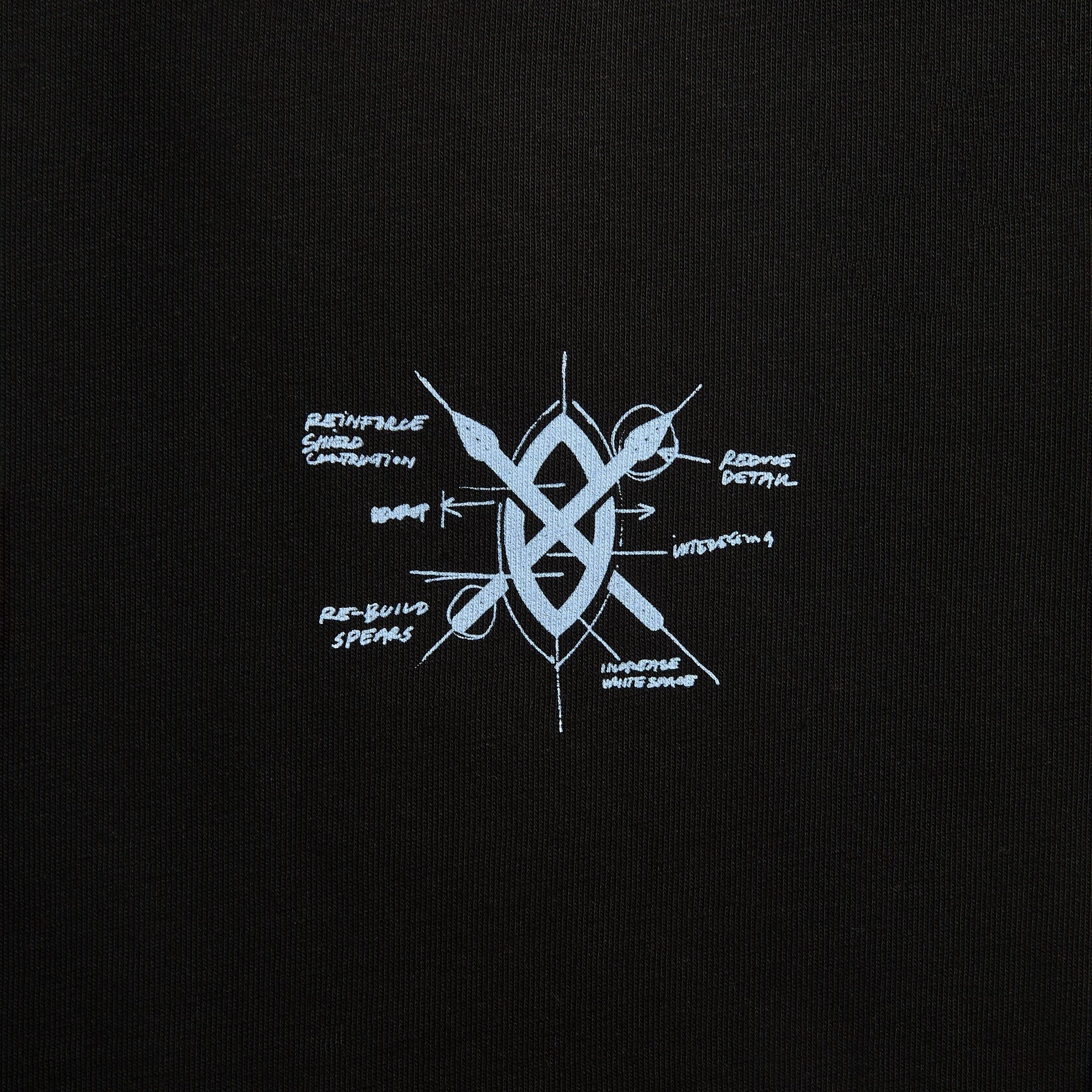 Daily Paper Shield Evolution Short Sleeve Tee - Black