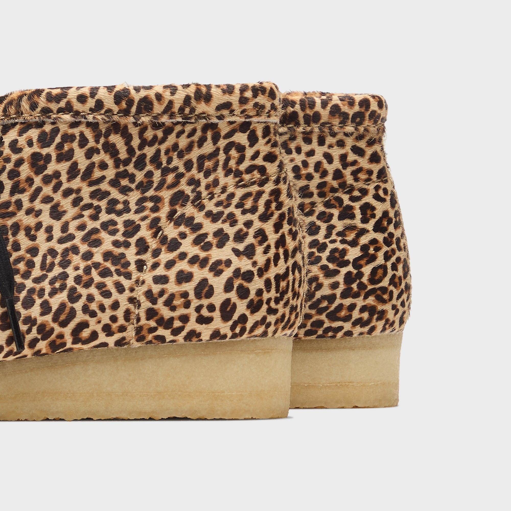 Clarks Wallabee Boot - Leopard Print