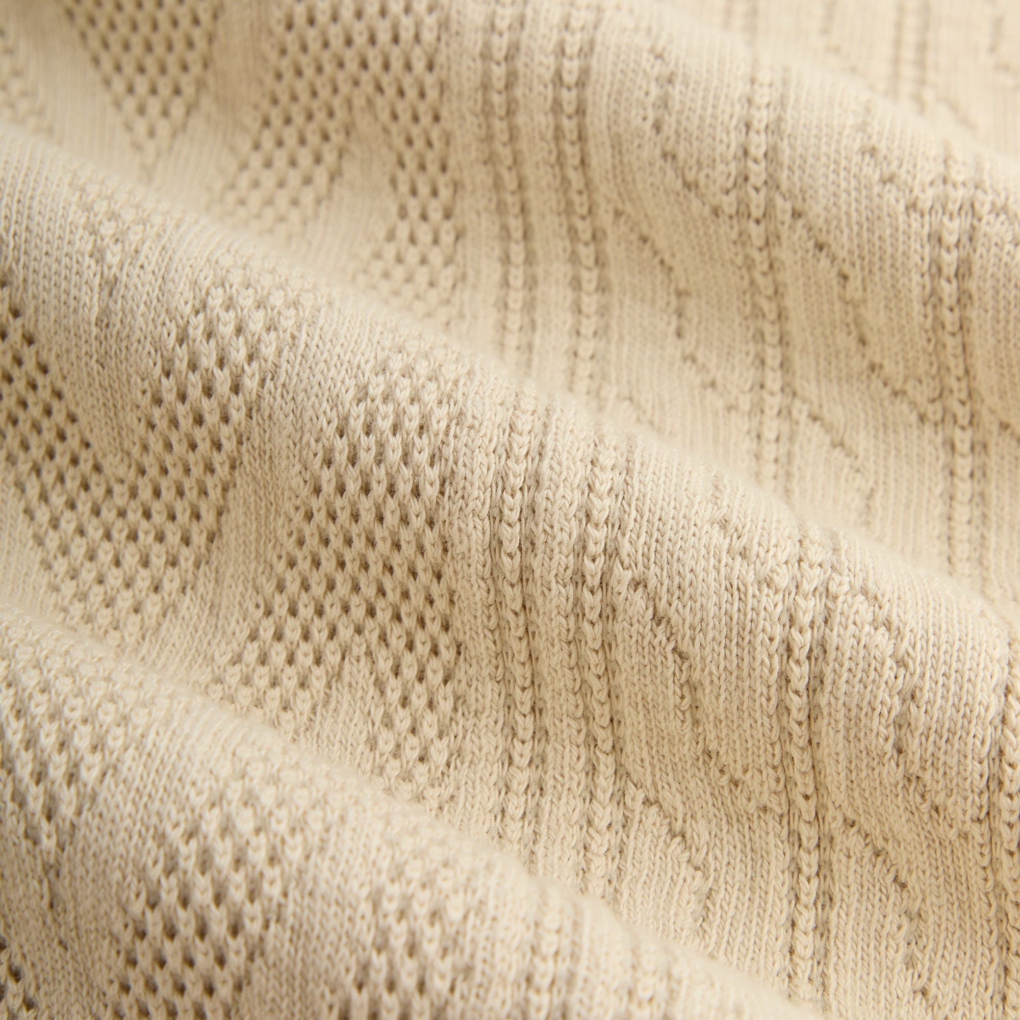 Kith Cable Fleece Quarter Zip - Arete