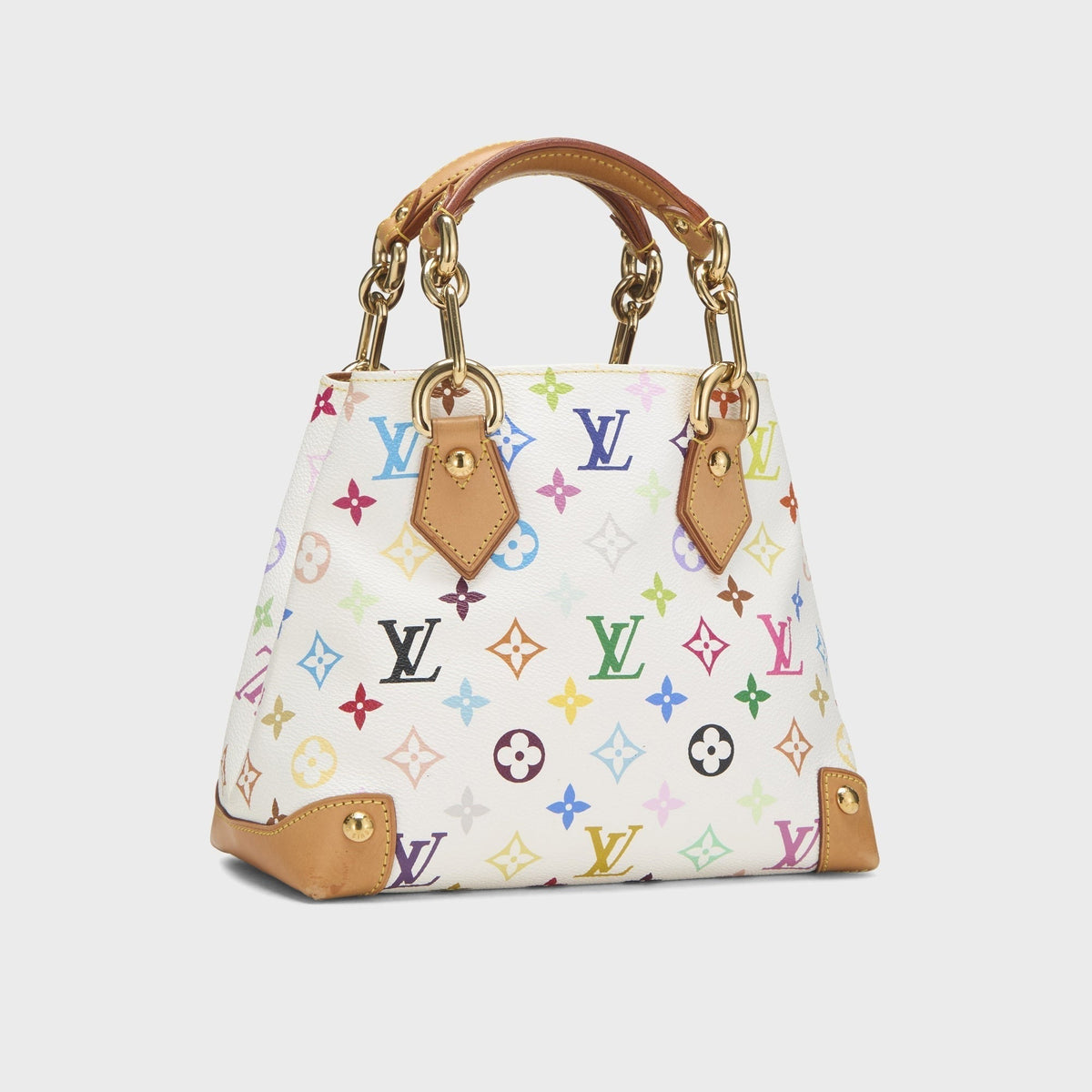 WGACA Louis Vuitton Monogram Multicolor Audra Bag - White