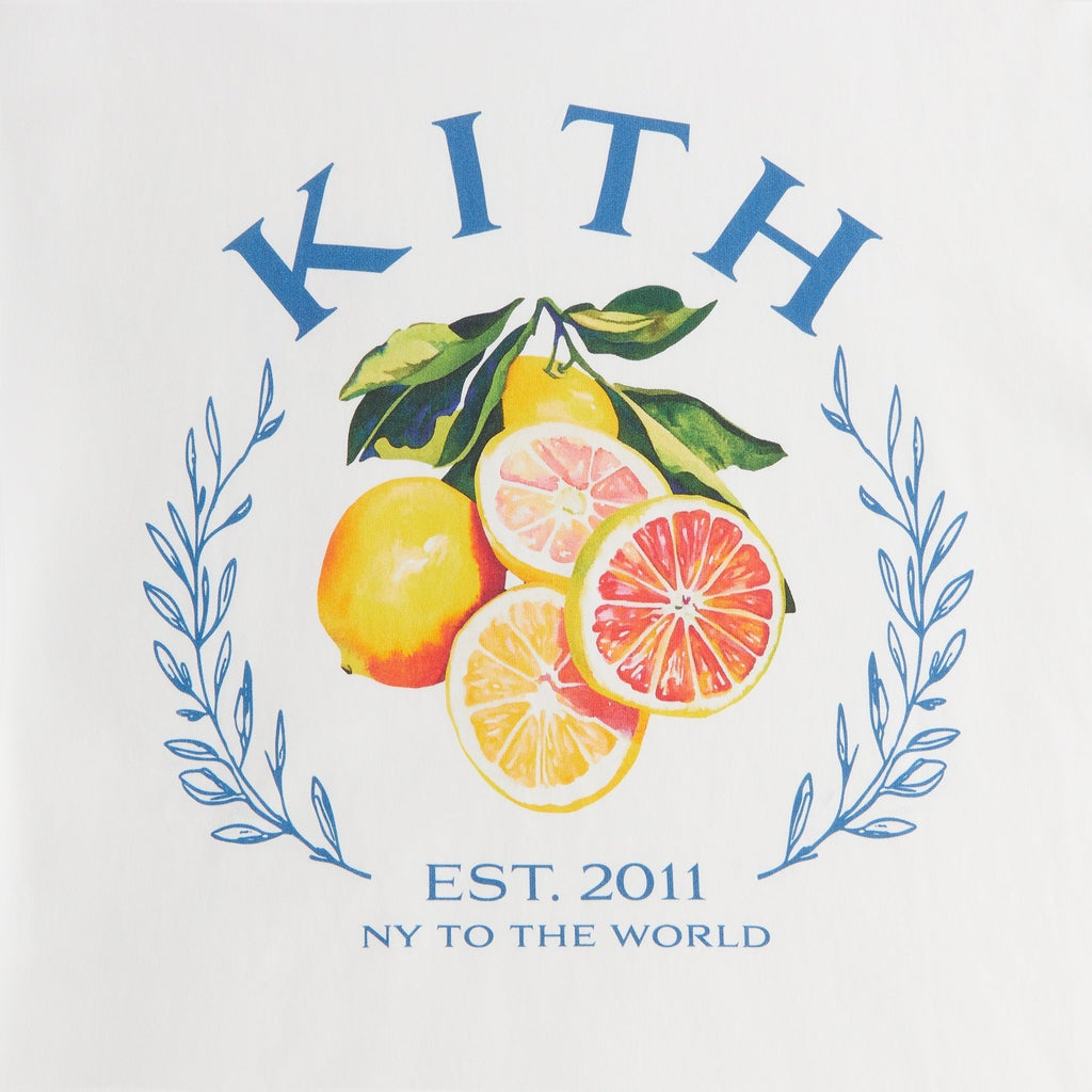 Kith Women Vintage Citrus Crest Tee - White