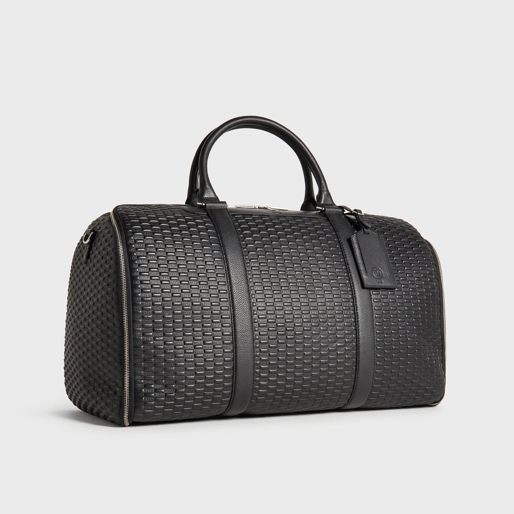 Kith for BMW Leather Travel Garment Duffle Bag - Black