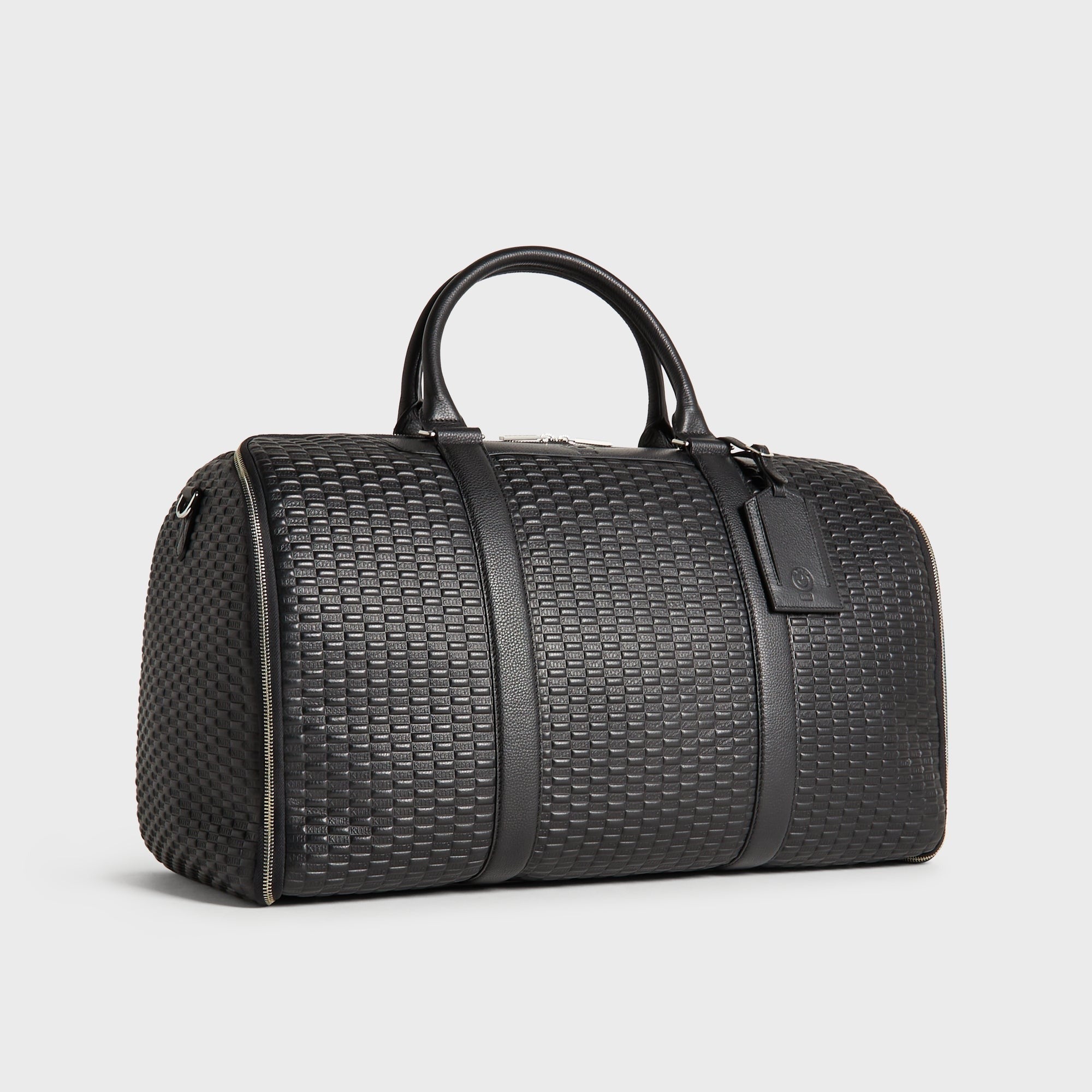 Kith for BMW Leather Travel Garment Duffle Bag - Black