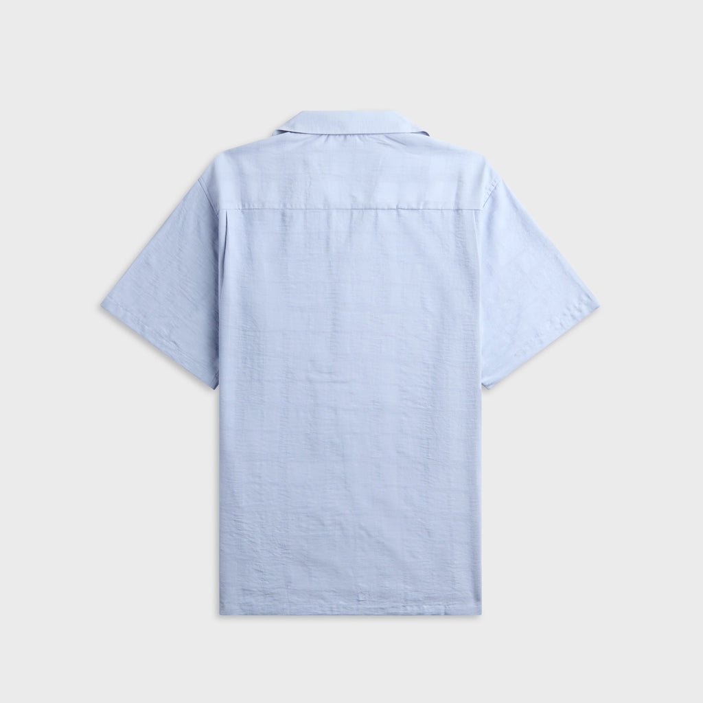 WTAPS Frio 03 Poly Dobby Textile Short Sleeve Shirt - Blue