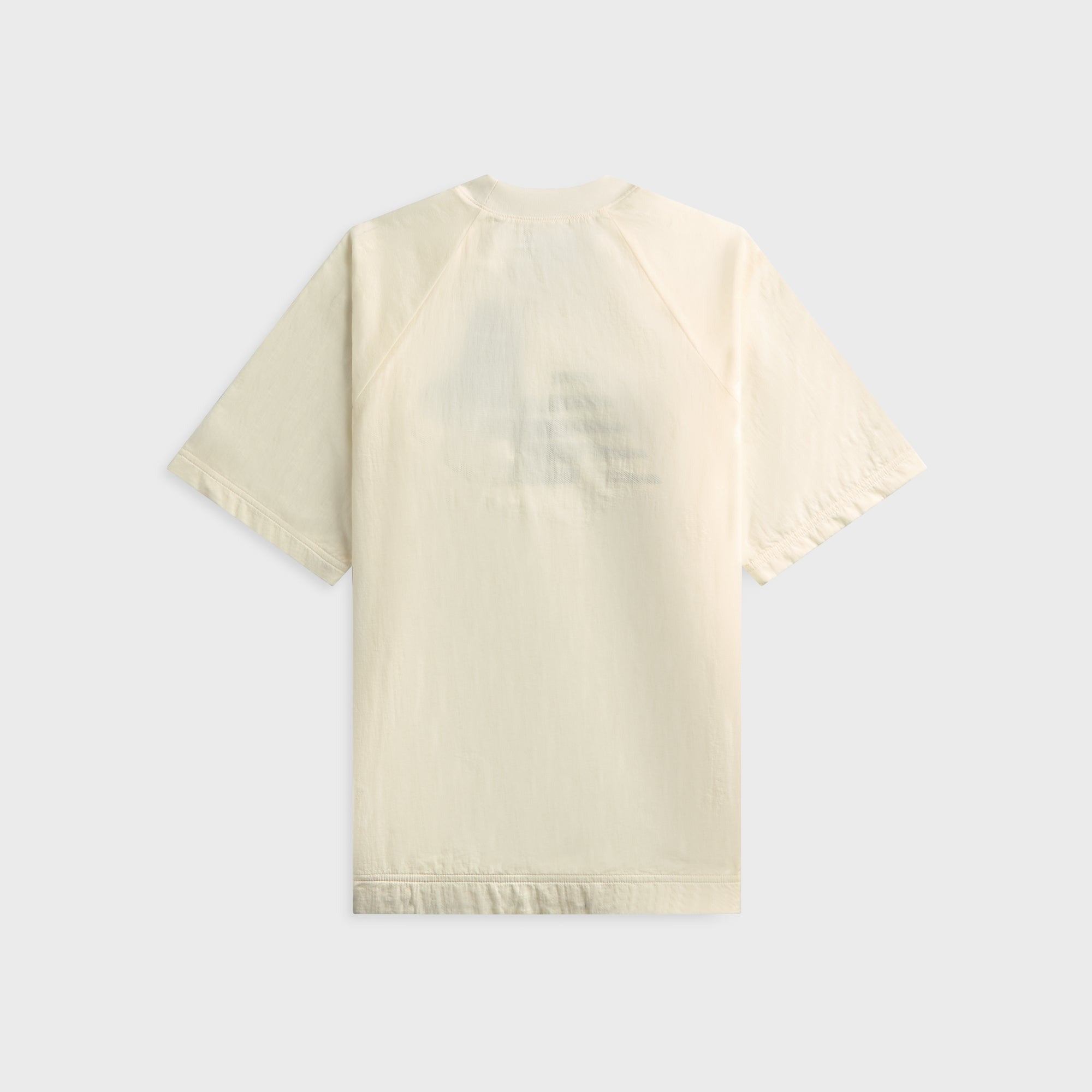 New Balance Grey Double Layer Tee - Sea Salt / White