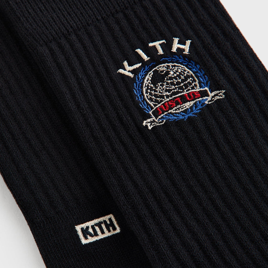 Kith 3-Pack Just Us Cotton Crew Socks - Multi