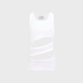 Coperni Spiral Tank Top - White