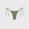 Tropic of C Sequin Praia Bikini Bottom - Fern