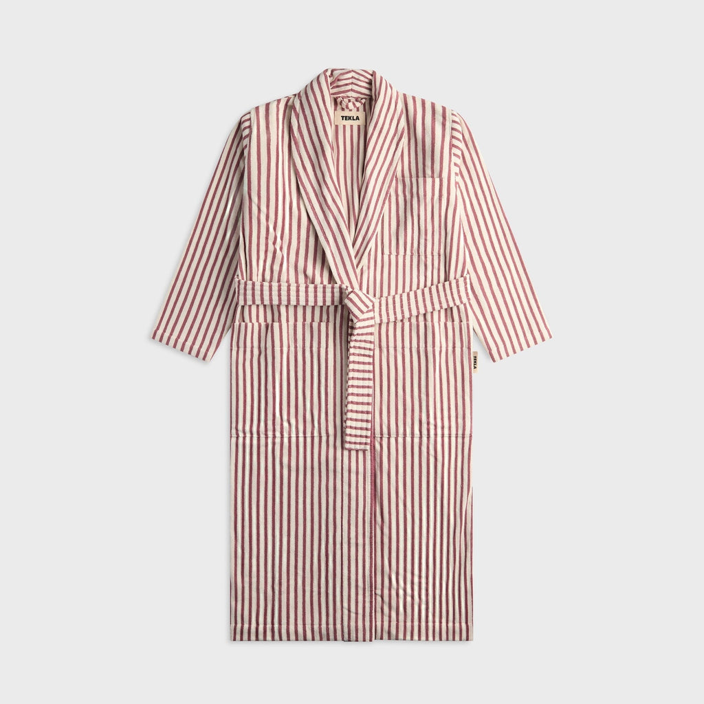 Tekla Classic Bathrobe - Ripple Stripes