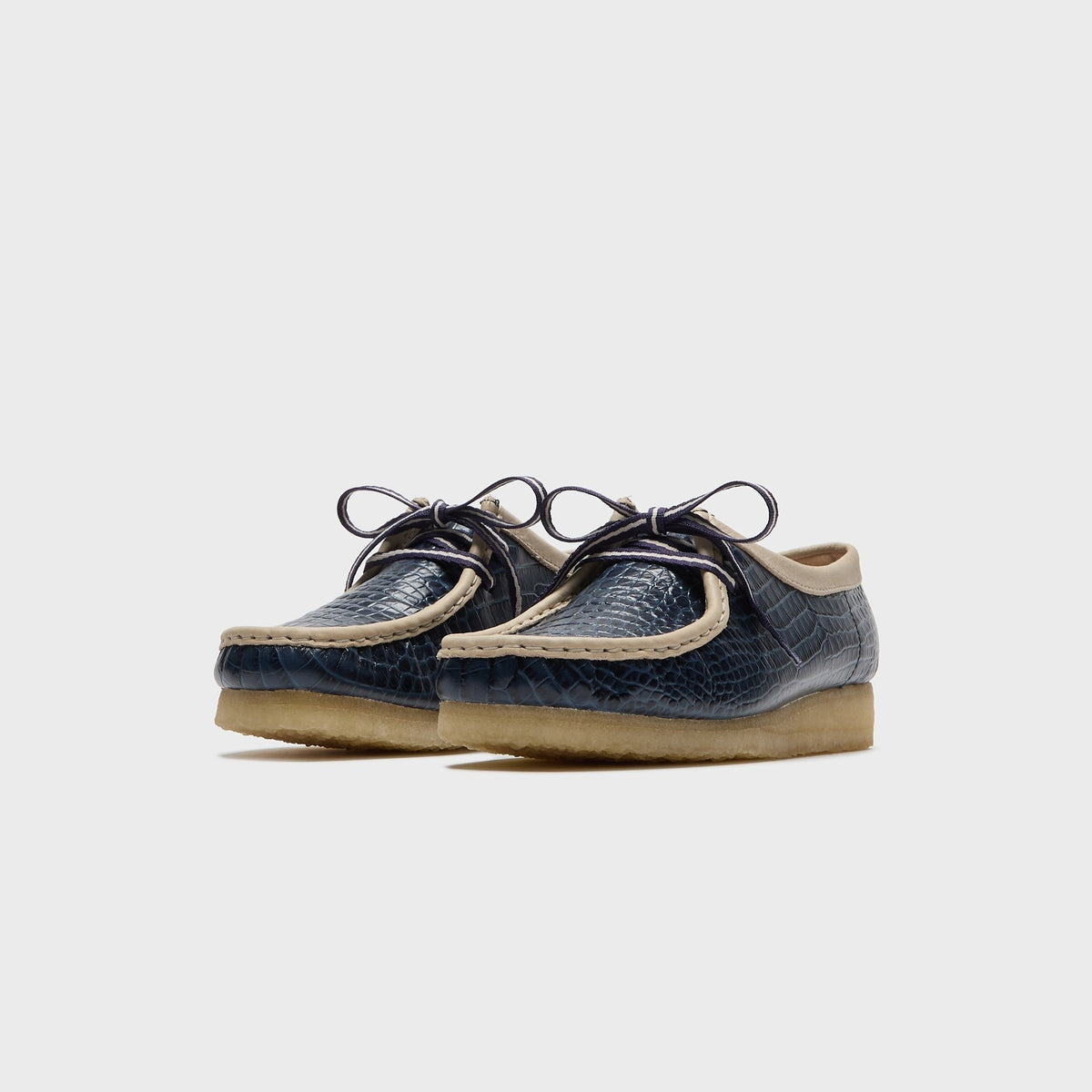 Clarks WMNS Wallabee - Blue Interest