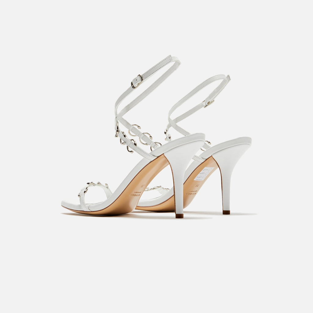 Gia Borghini x Miaou Reno Sandal - White